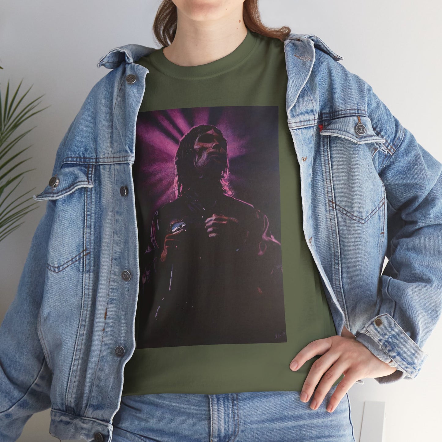 "Iconic Spirit: Ian Brown in Vibrant Reverie" T-shirt of Ian Brown