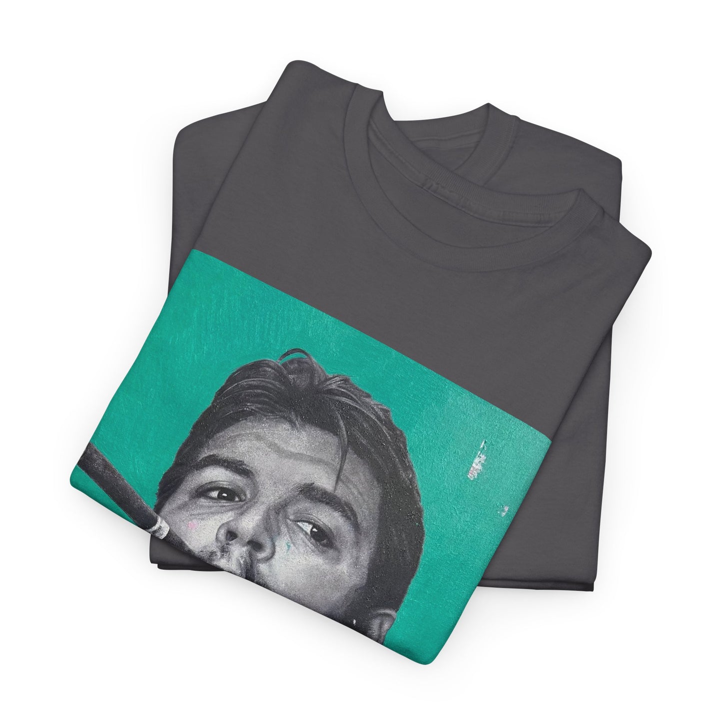 T-Shirt - Che Guevara Smoking Cigar Portrait by James Earley