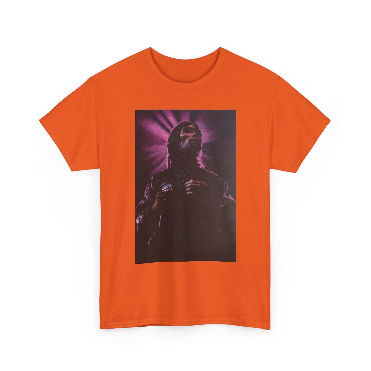 "Iconic Spirit: Ian Brown in Vibrant Reverie" T-shirt of Ian Brown