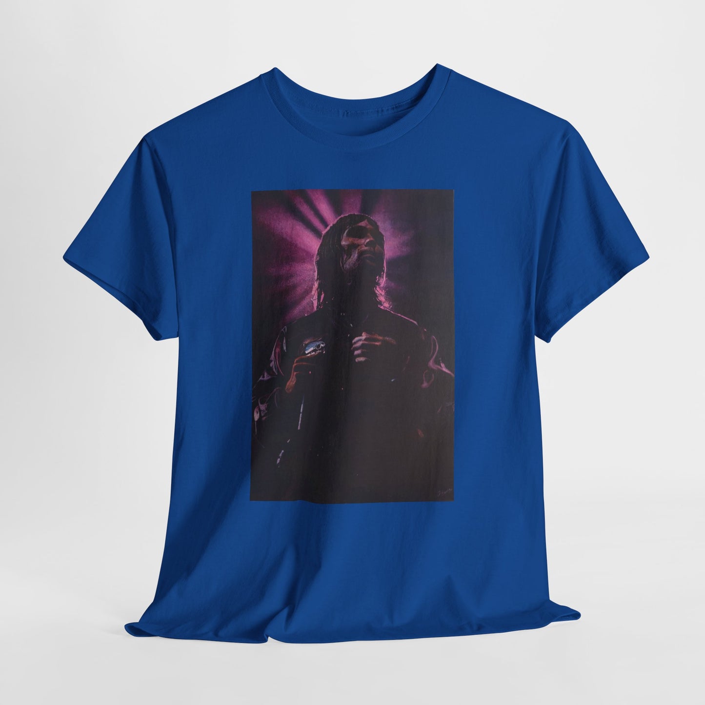 "Iconic Spirit: Ian Brown in Vibrant Reverie" T-shirt of Ian Brown