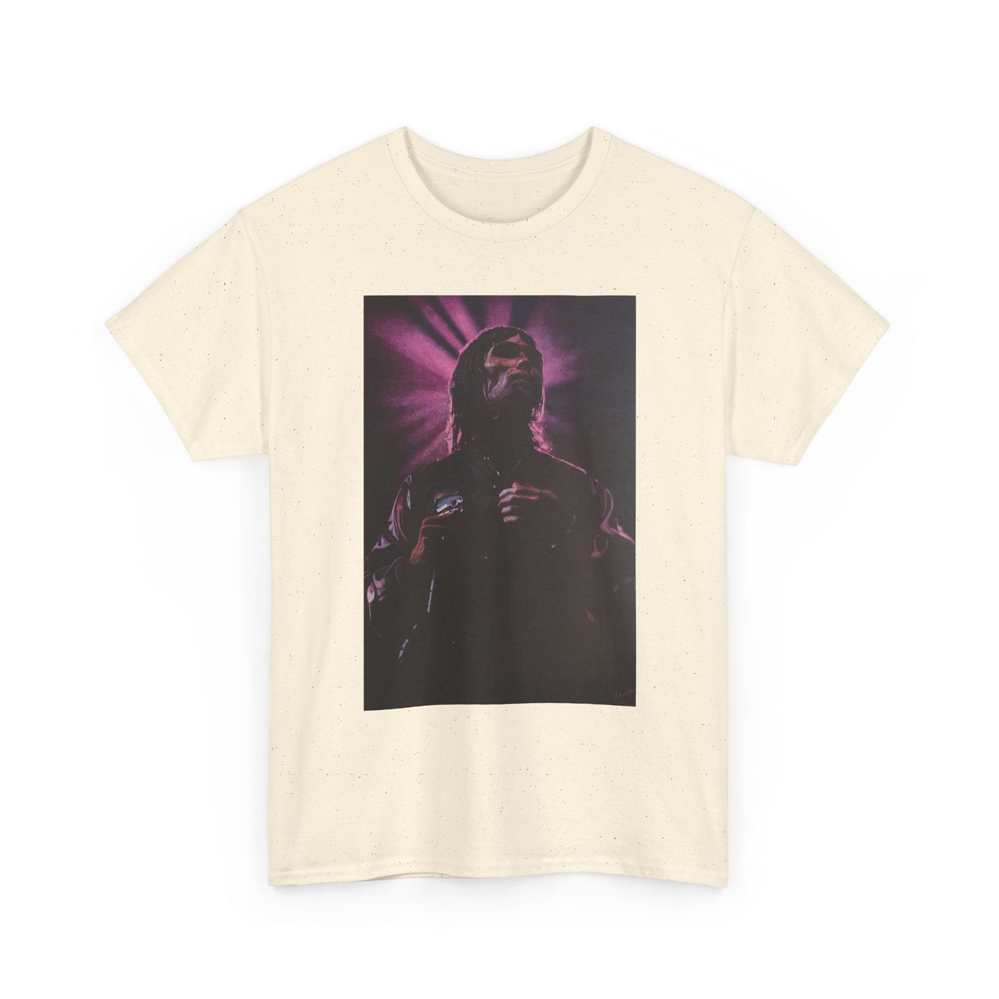 "Iconic Spirit: Ian Brown in Vibrant Reverie" T-shirt of Ian Brown
