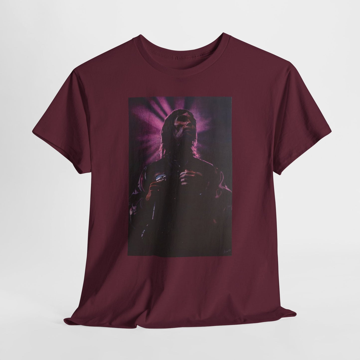 "Iconic Spirit: Ian Brown in Vibrant Reverie" T-shirt of Ian Brown