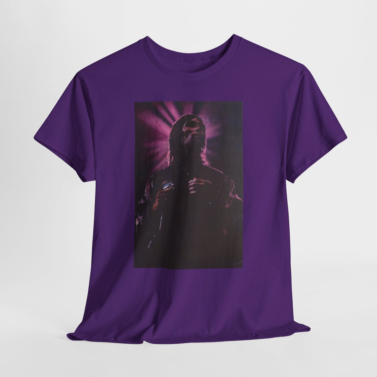 "Iconic Spirit: Ian Brown in Vibrant Reverie" T-shirt of Ian Brown