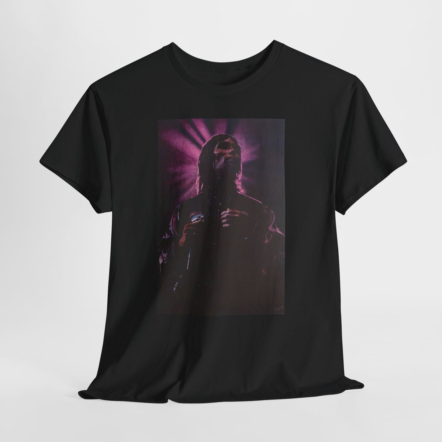 "Iconic Spirit: Ian Brown in Vibrant Reverie" T-shirt of Ian Brown