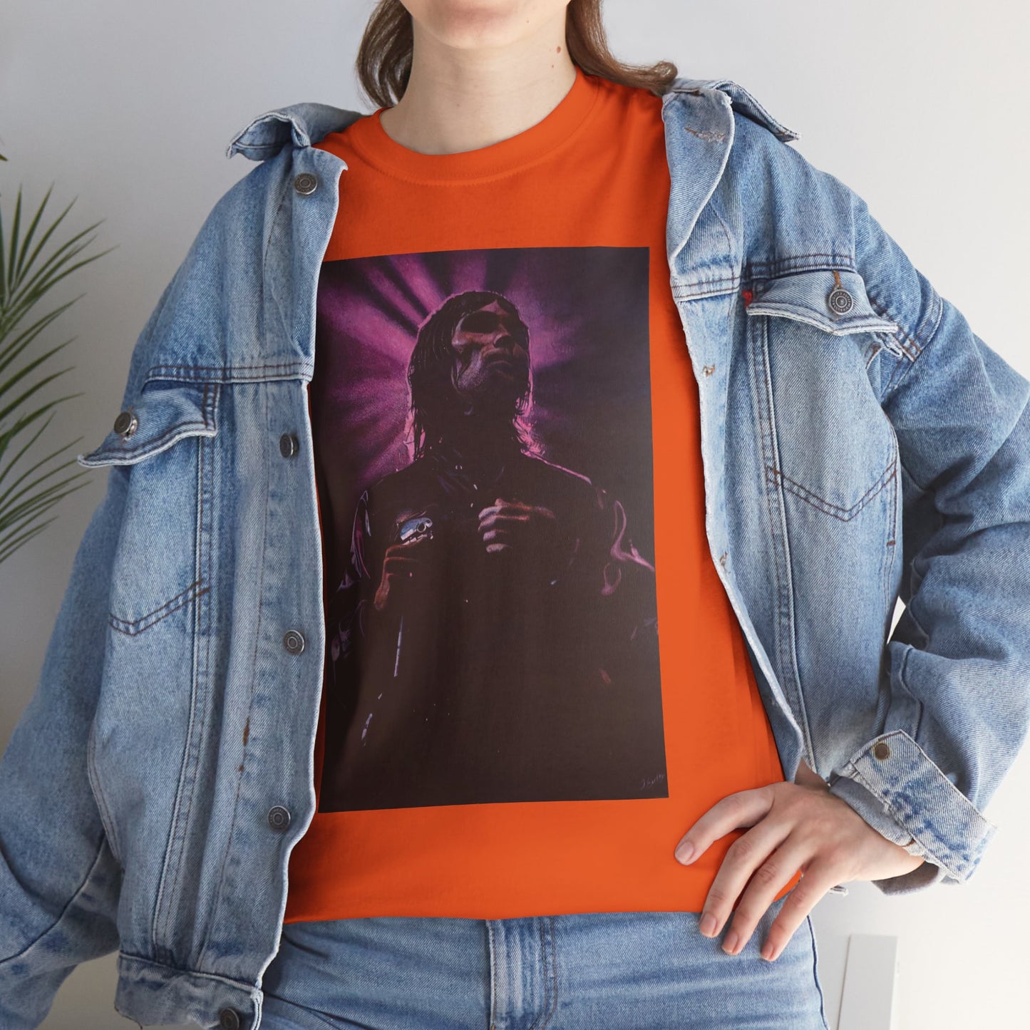 "Iconic Spirit: Ian Brown in Vibrant Reverie" T-shirt of Ian Brown