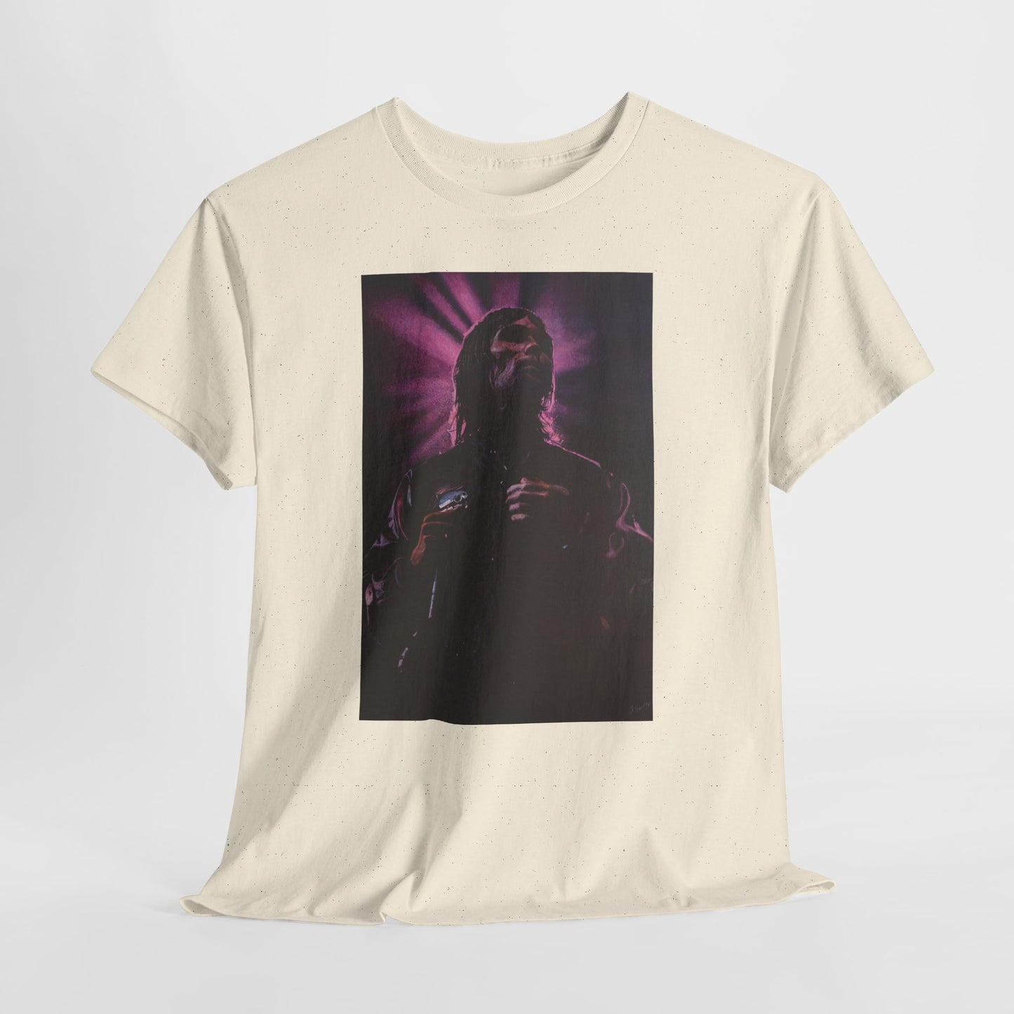 "Iconic Spirit: Ian Brown in Vibrant Reverie" T-shirt of Ian Brown