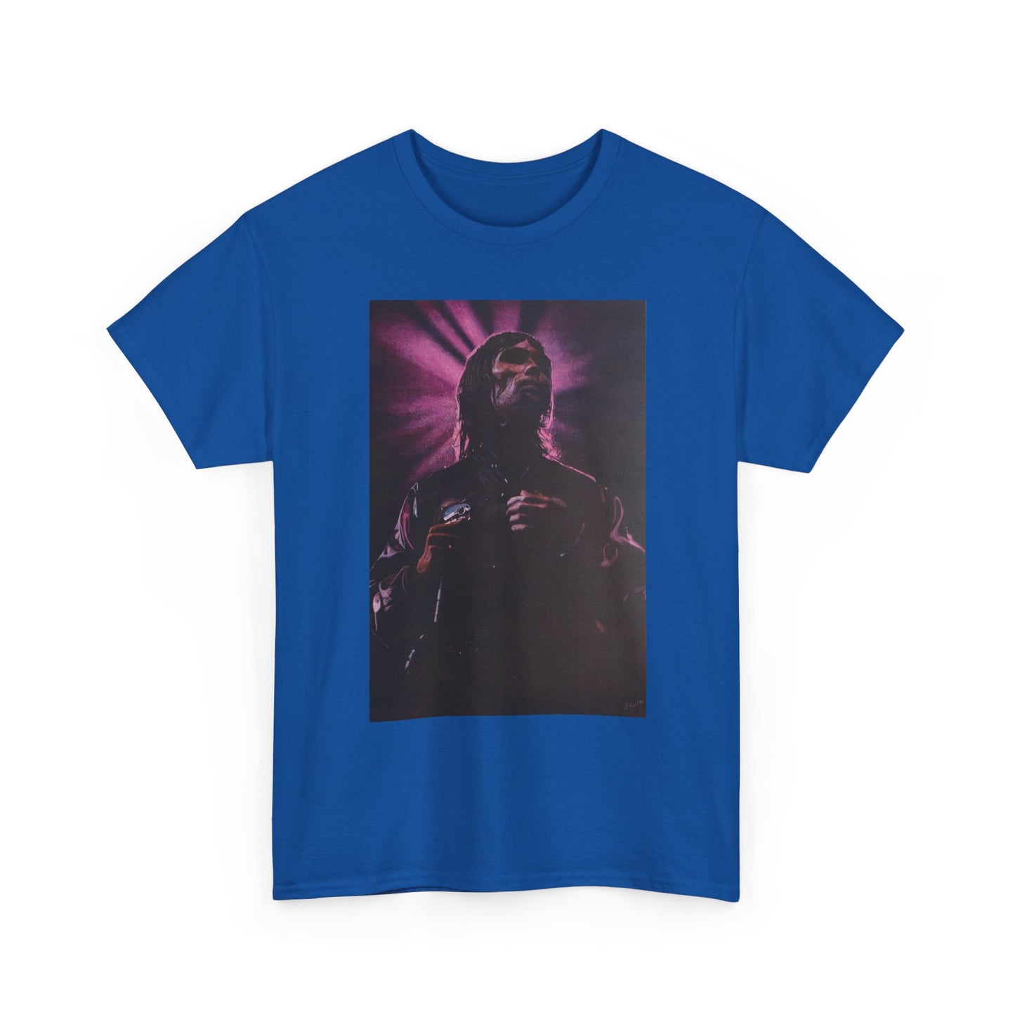 "Iconic Spirit: Ian Brown in Vibrant Reverie" T-shirt of Ian Brown