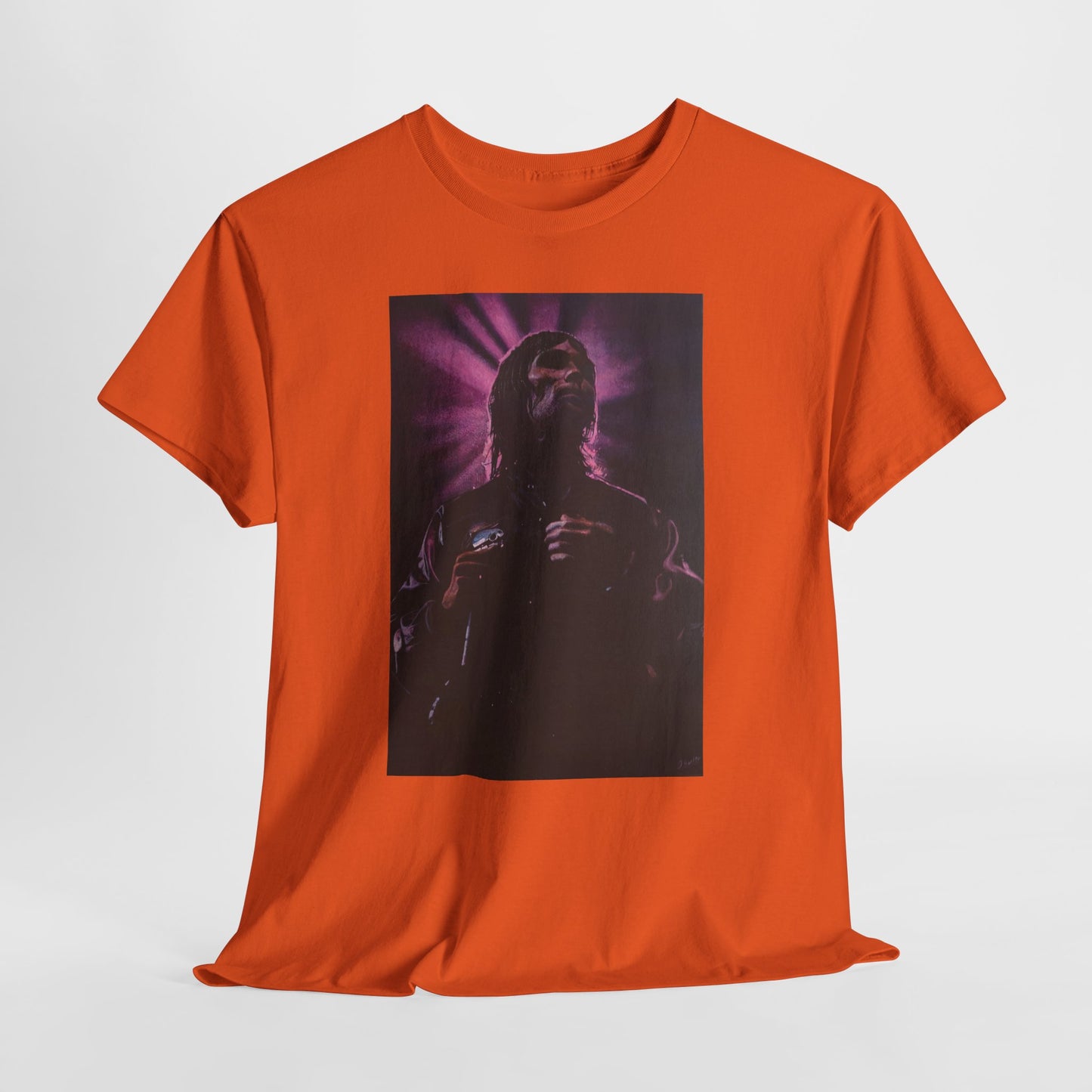 "Iconic Spirit: Ian Brown in Vibrant Reverie" T-shirt of Ian Brown