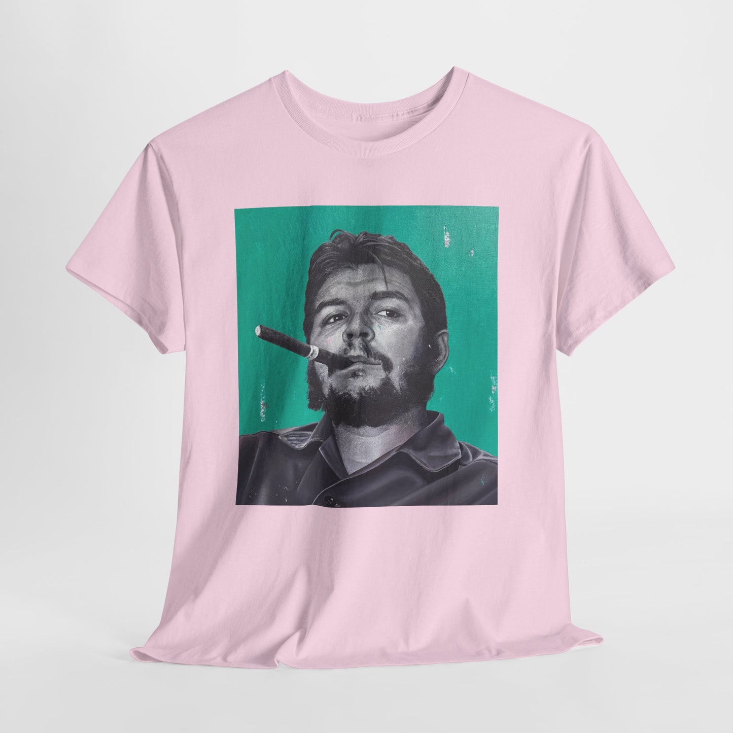 T-Shirt - Che Guevara Smoking Cigar Portrait by James Earley