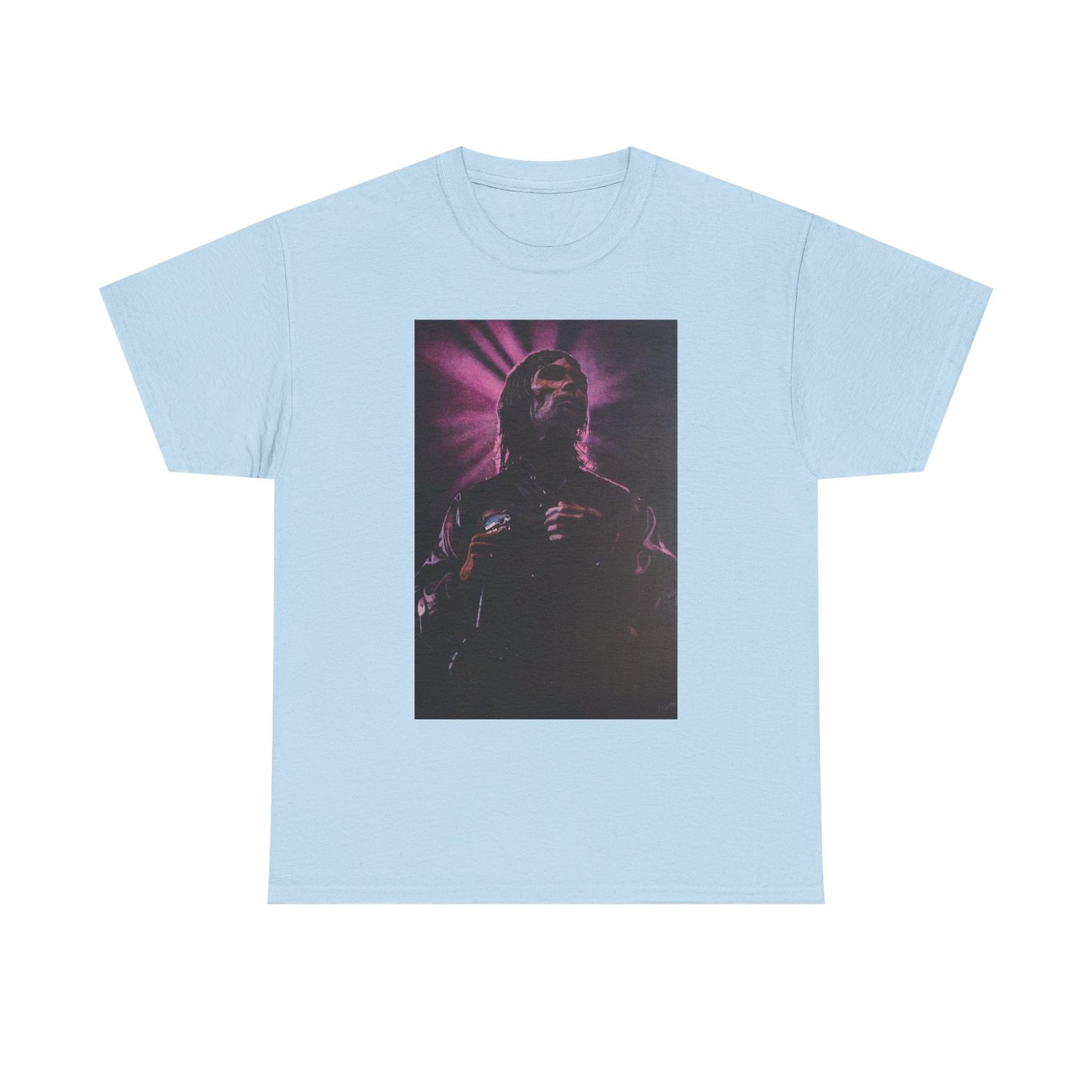 "Iconic Spirit: Ian Brown in Vibrant Reverie" T-shirt of Ian Brown
