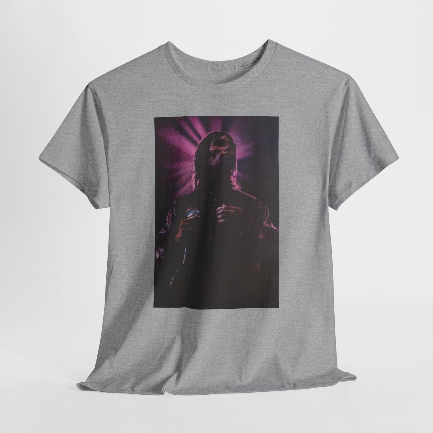 "Iconic Spirit: Ian Brown in Vibrant Reverie" T-shirt of Ian Brown