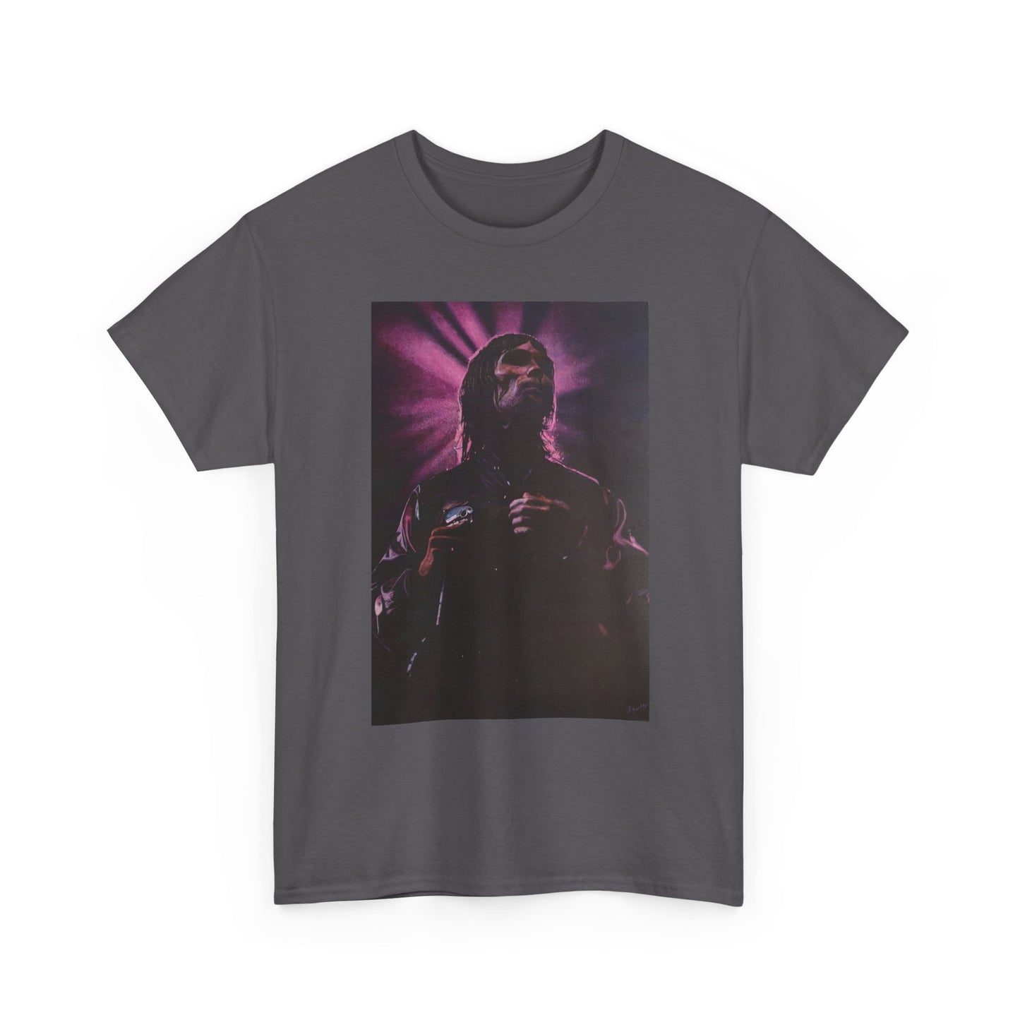 "Iconic Spirit: Ian Brown in Vibrant Reverie" T-shirt of Ian Brown
