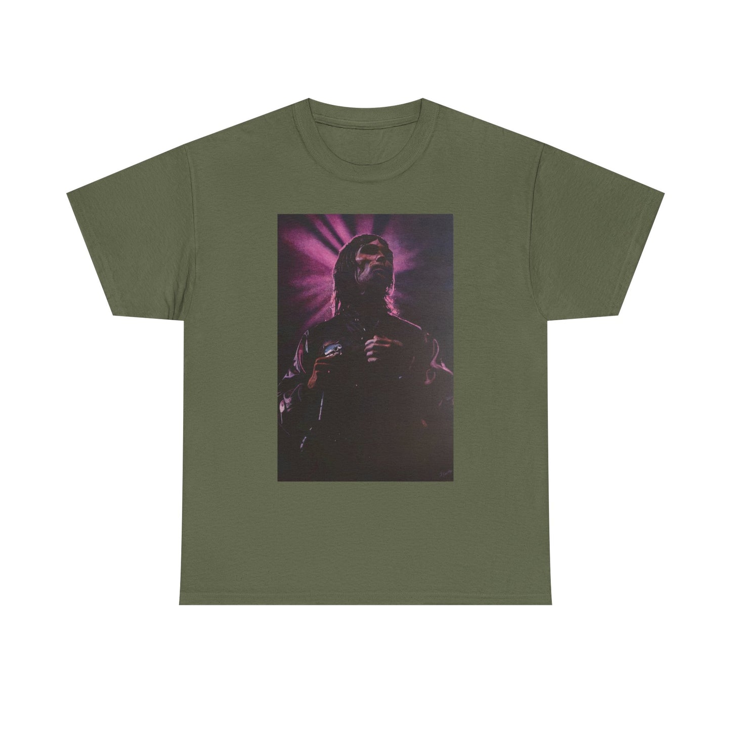 "Iconic Spirit: Ian Brown in Vibrant Reverie" T-shirt of Ian Brown
