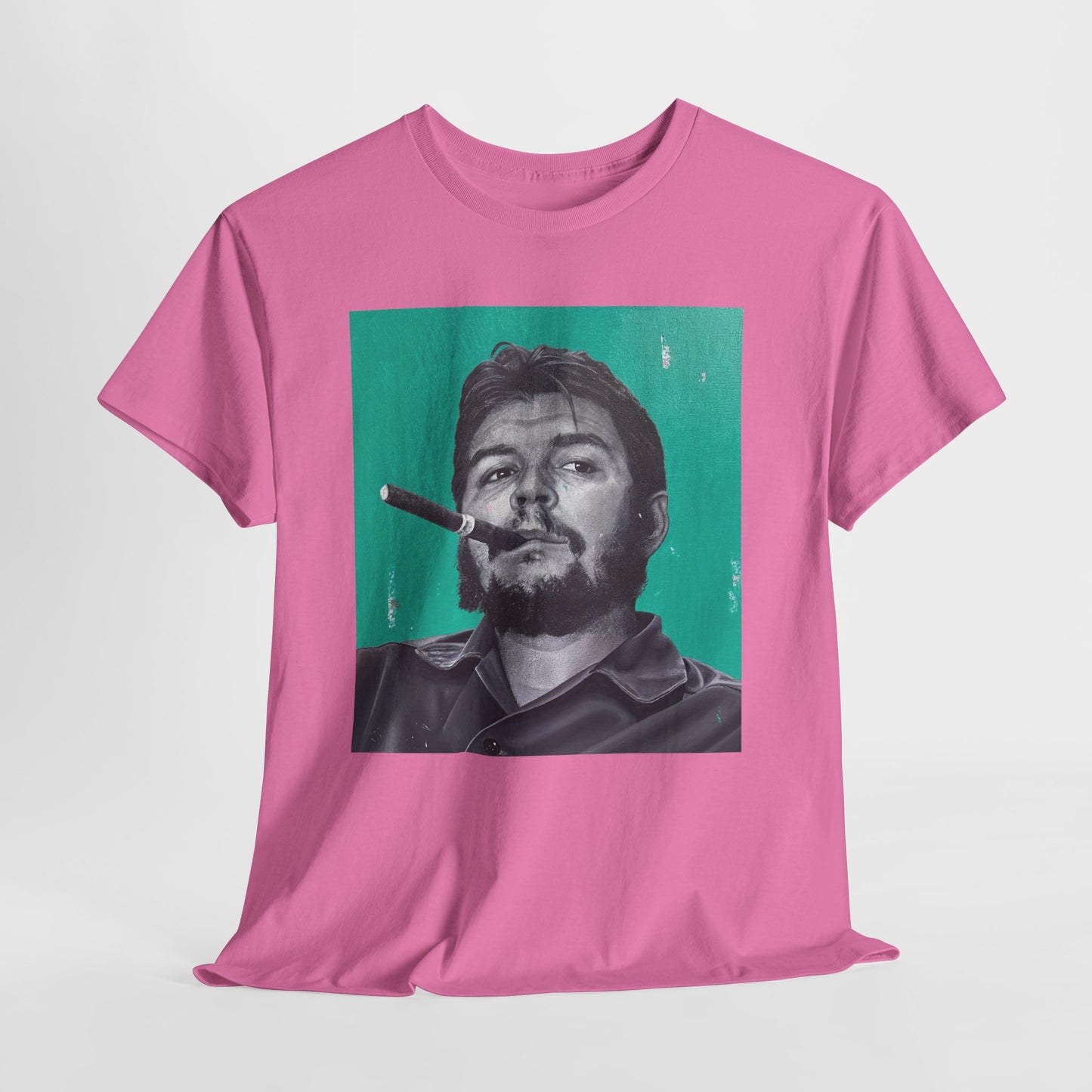 T-Shirt - Che Guevara Smoking Cigar Portrait by James Earley