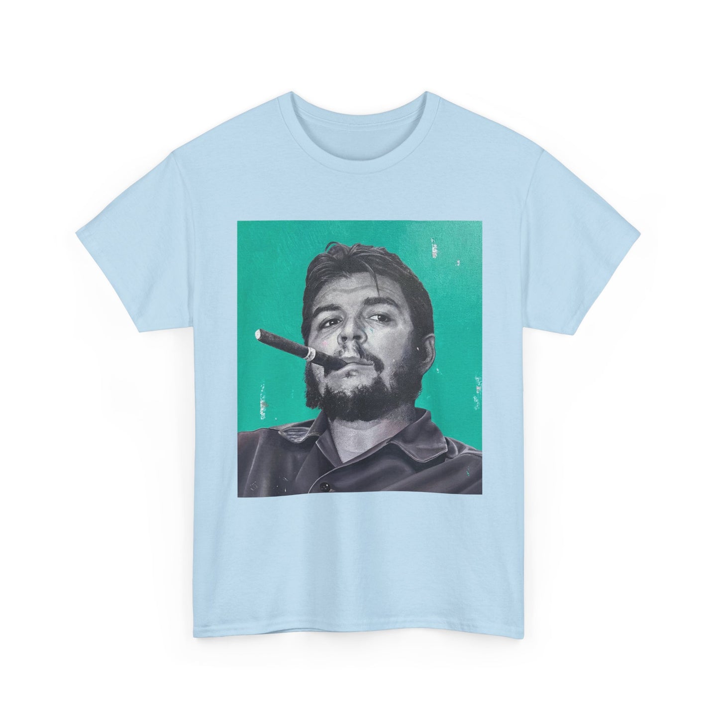 T-Shirt - Che Guevara Smoking Cigar Portrait by James Earley