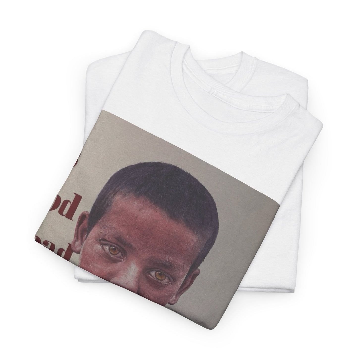 T-Shirt - Is God Dead Syrian Boy War Painting by James Earley