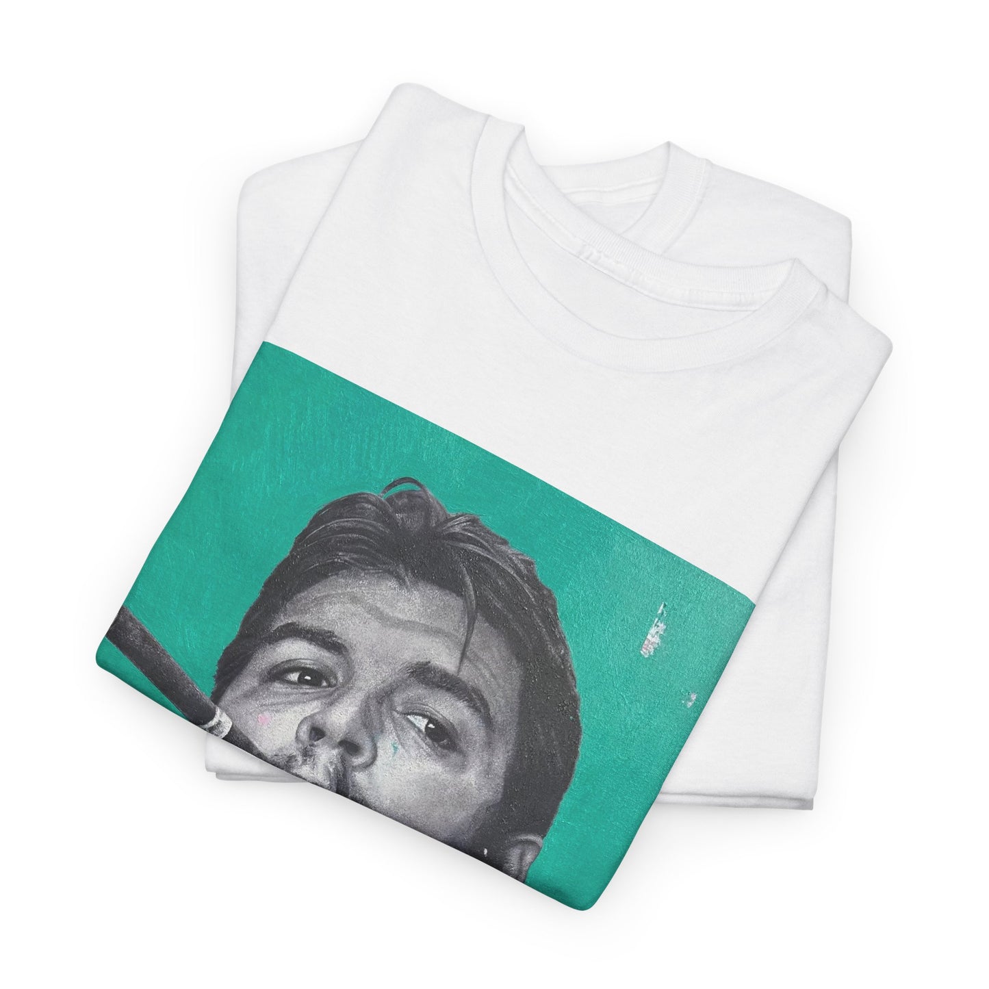 T-Shirt - Che Guevara Smoking Cigar Portrait by James Earley