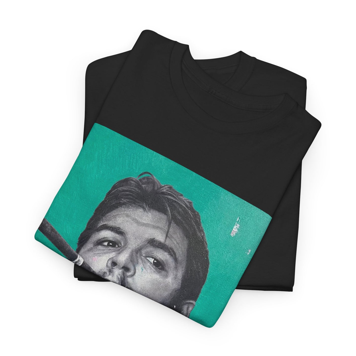 T-Shirt - Che Guevara Smoking Cigar Portrait by James Earley