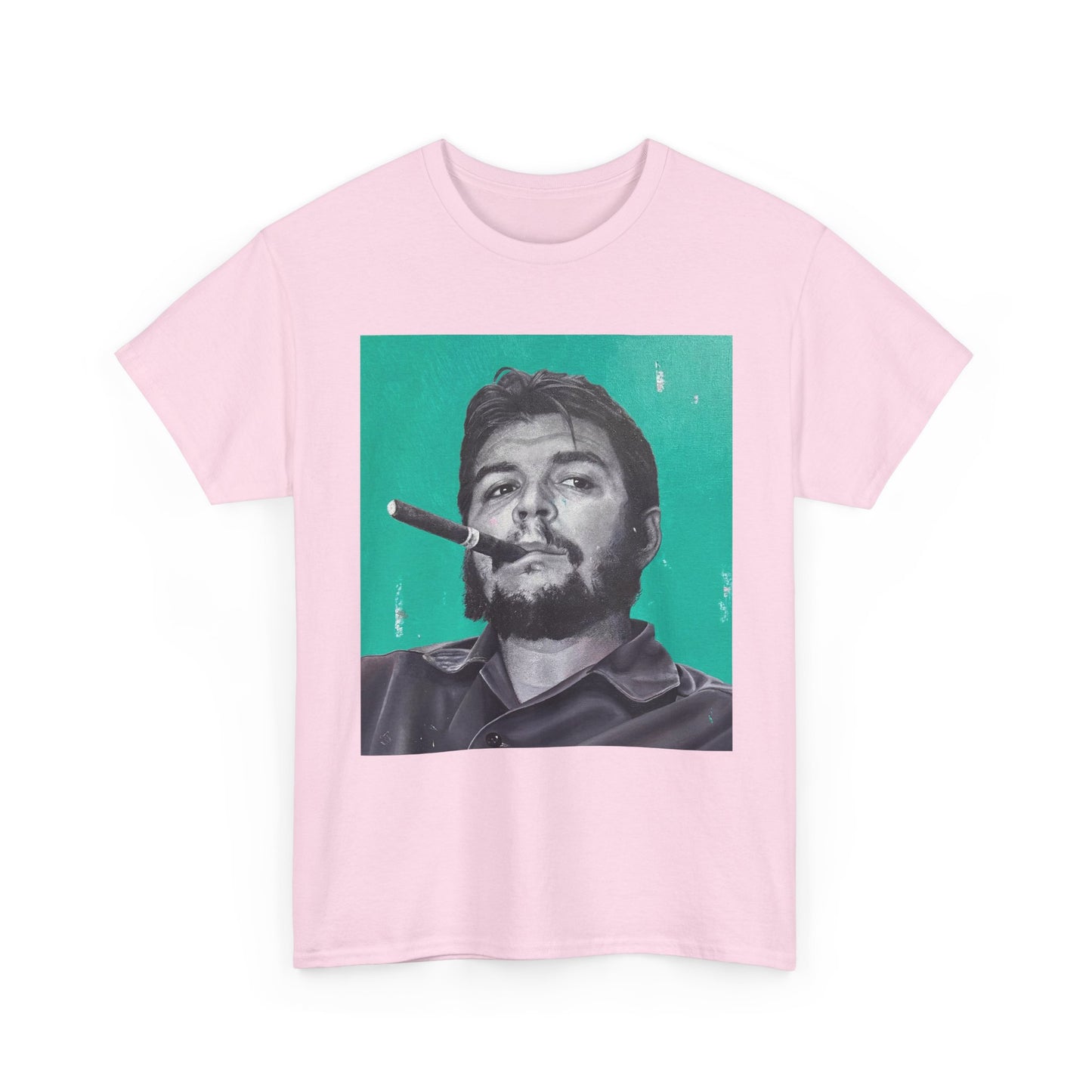 T-Shirt - Che Guevara Smoking Cigar Portrait by James Earley