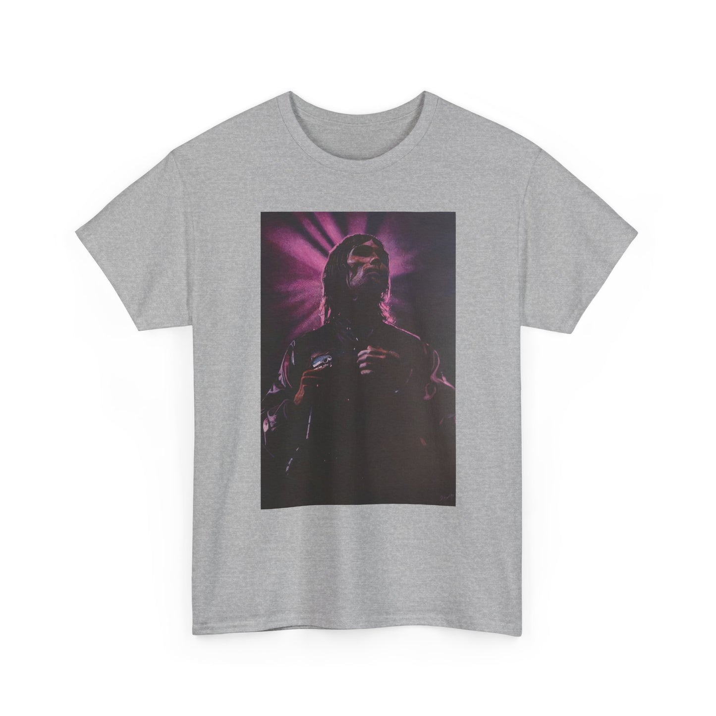 "Iconic Spirit: Ian Brown in Vibrant Reverie" T-shirt of Ian Brown