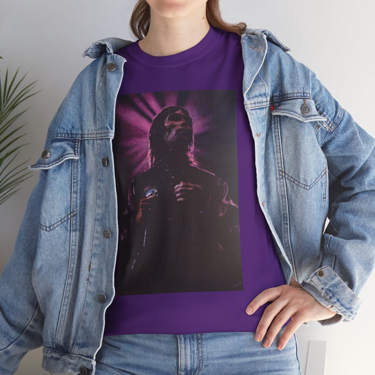 "Iconic Spirit: Ian Brown in Vibrant Reverie" T-shirt of Ian Brown