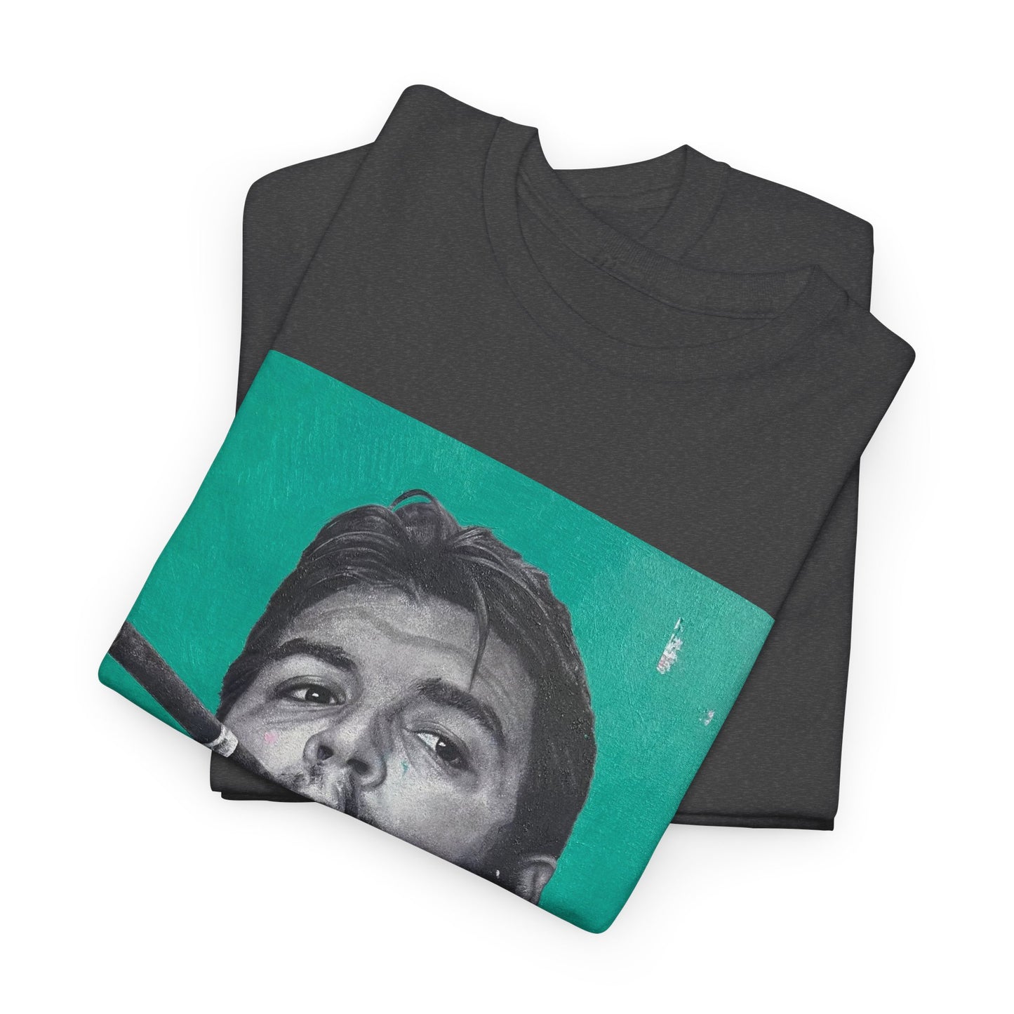 T-Shirt - Che Guevara Smoking Cigar Portrait by James Earley
