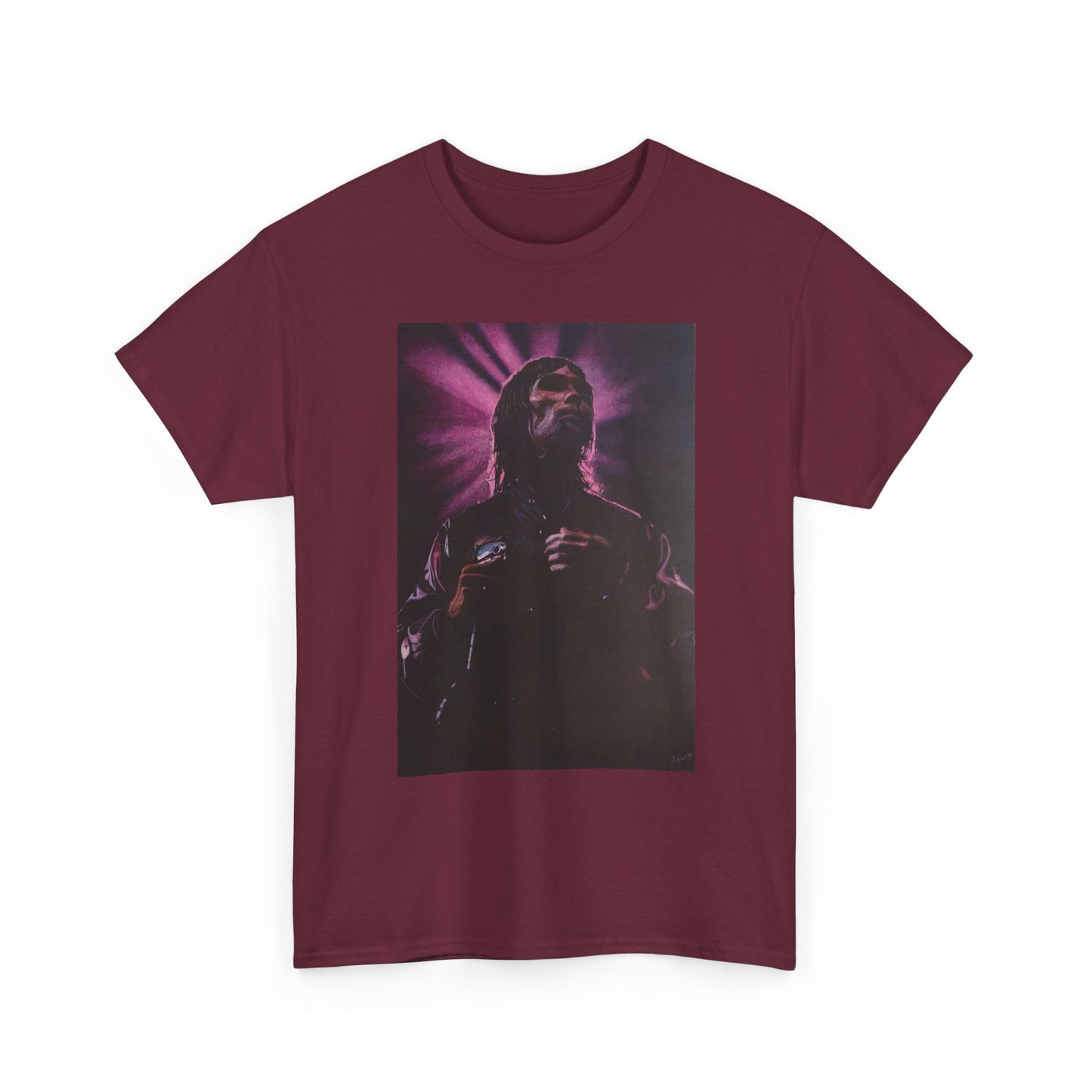 "Iconic Spirit: Ian Brown in Vibrant Reverie" T-shirt of Ian Brown