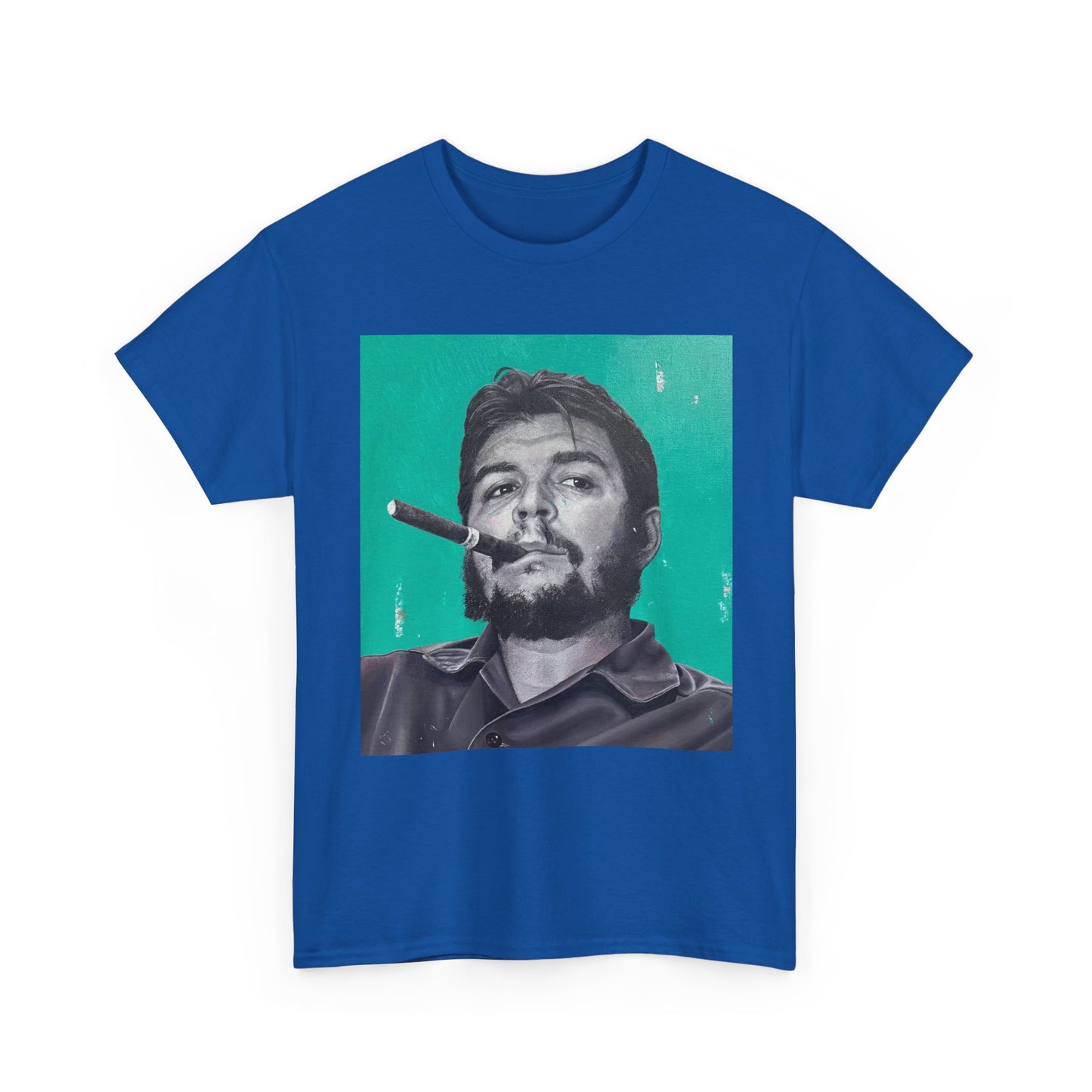 T-Shirt - Che Guevara Smoking Cigar Portrait by James Earley