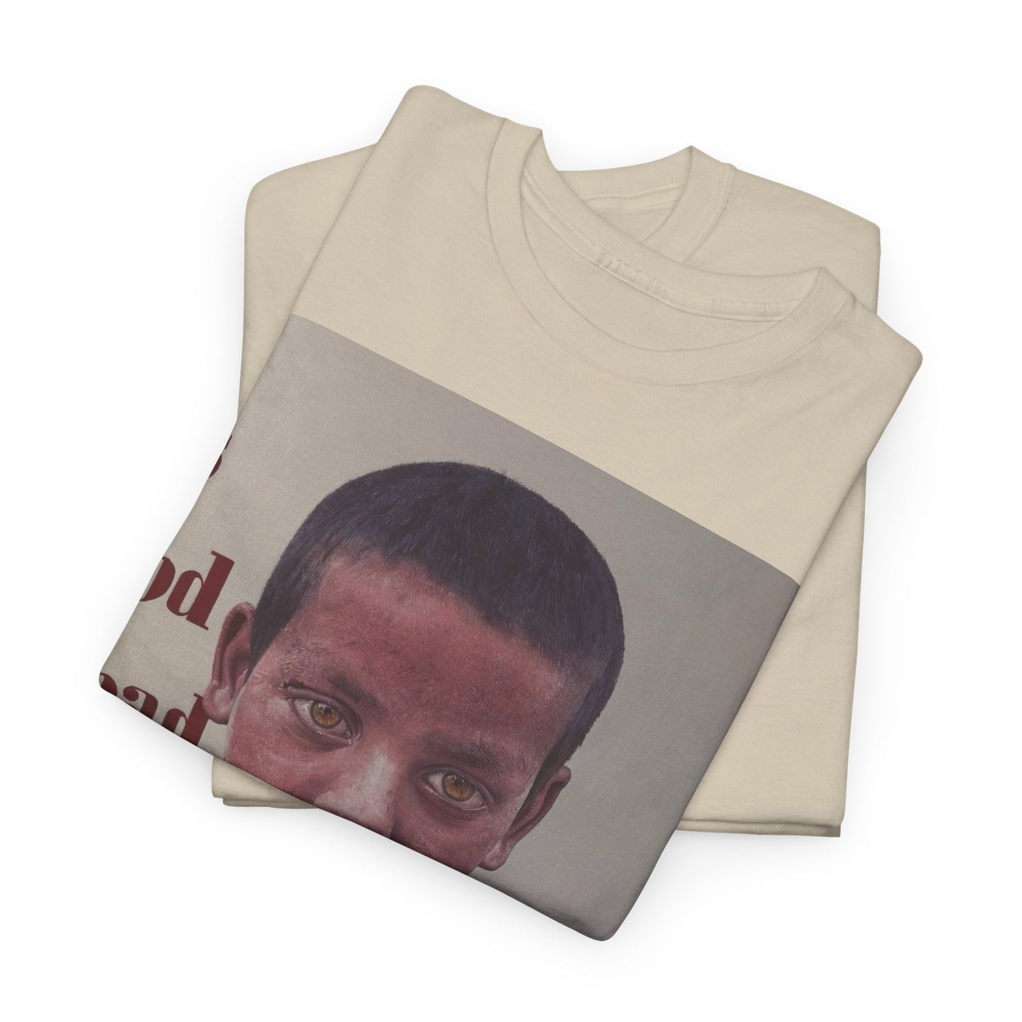 T-Shirt - Is God Dead Syrian Boy War Painting by James Earley