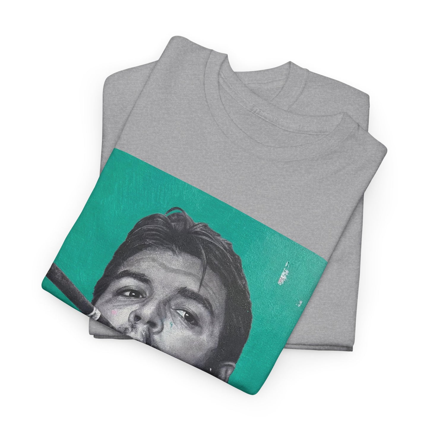 T-Shirt - Che Guevara Smoking Cigar Portrait by James Earley