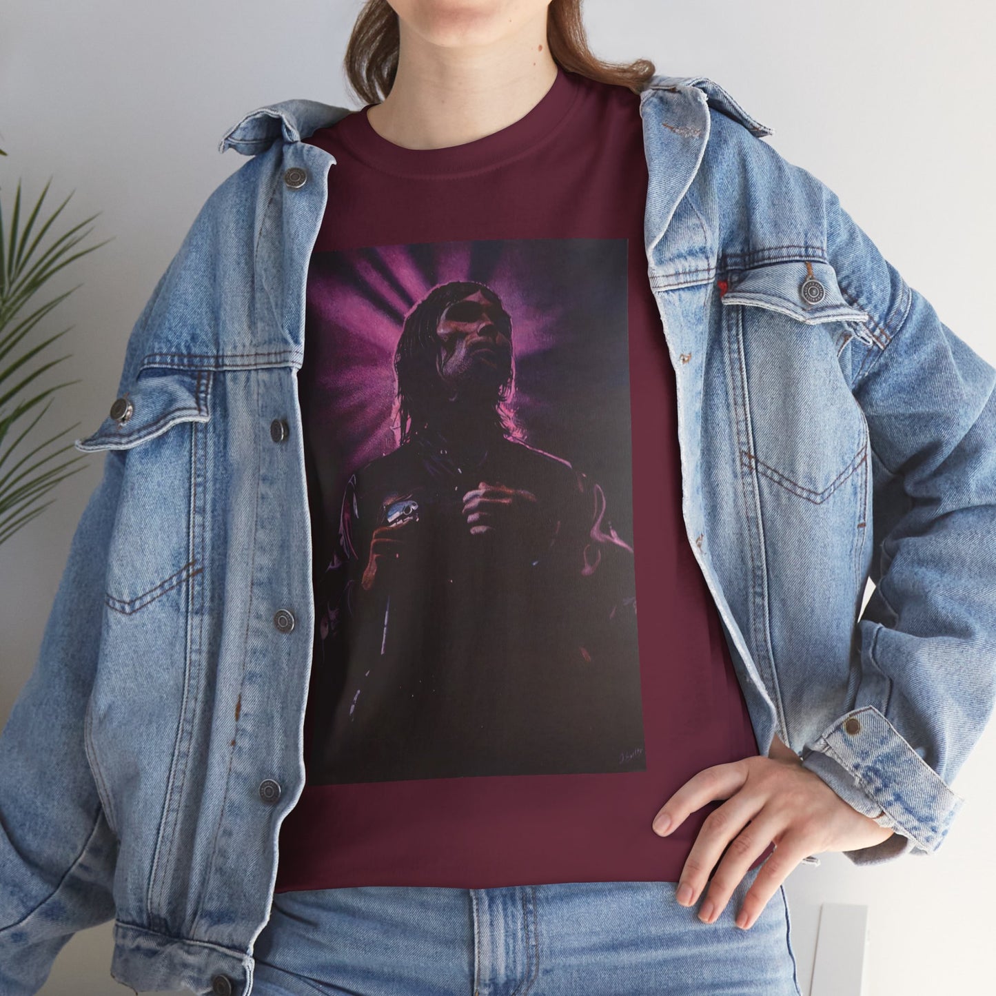 "Iconic Spirit: Ian Brown in Vibrant Reverie" T-shirt of Ian Brown