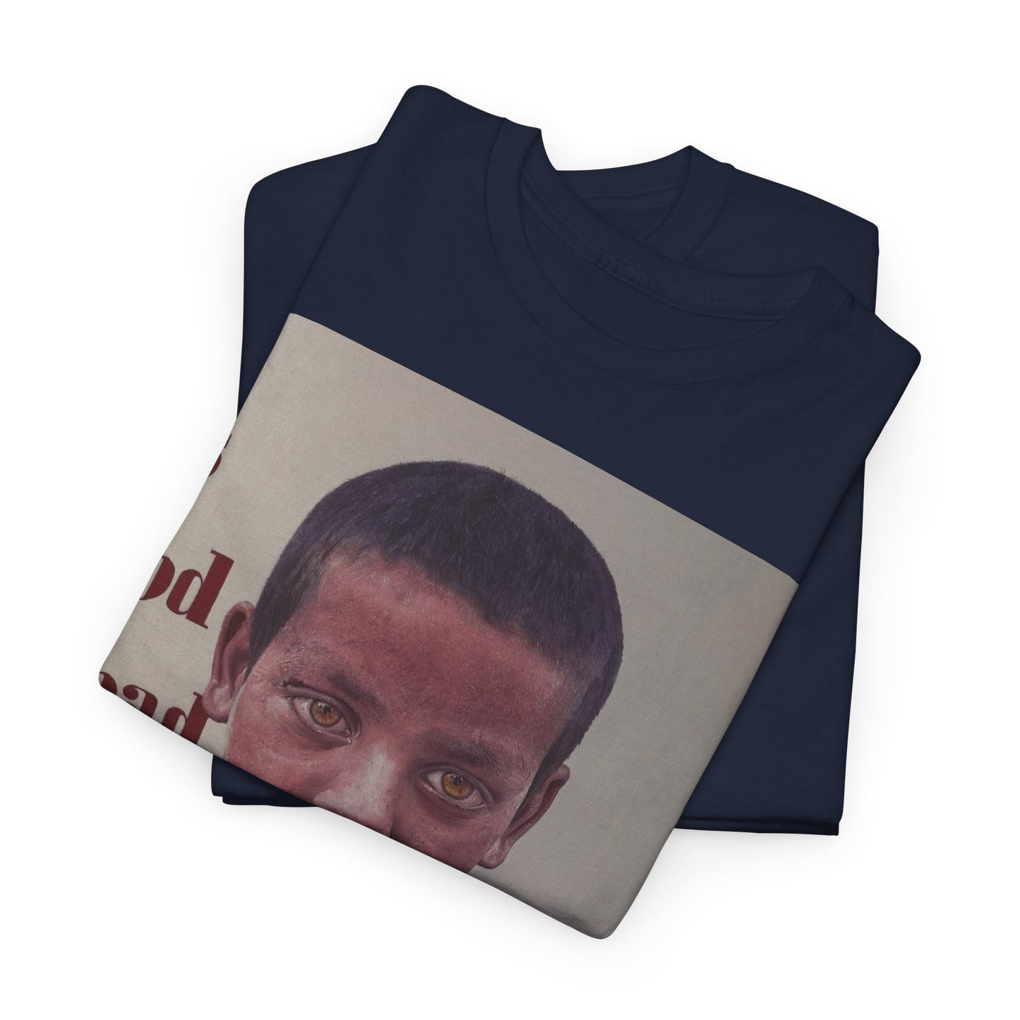 T-Shirt - Is God Dead Syrian Boy War Painting by James Earley