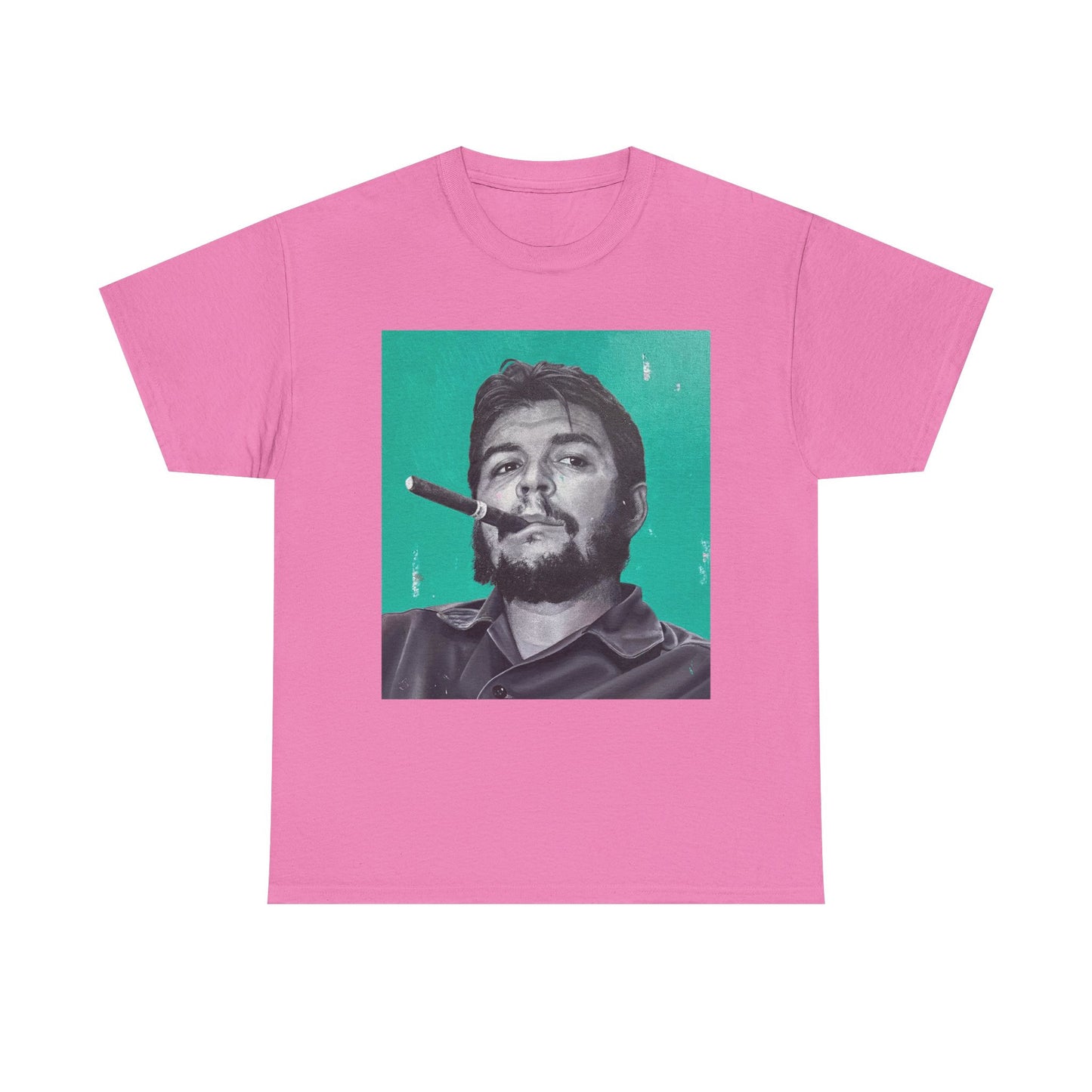 T-Shirt - Che Guevara Smoking Cigar Portrait by James Earley