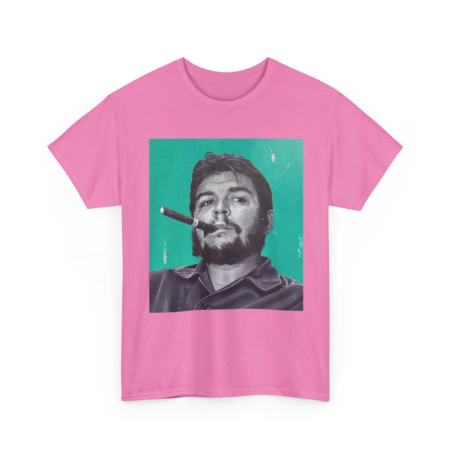T-Shirt - Che Guevara Smoking Cigar Portrait by James Earley