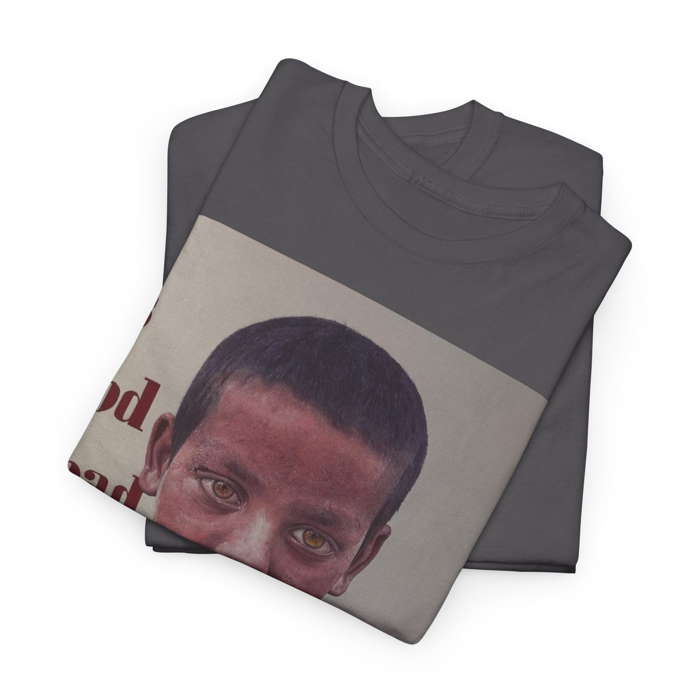 T-Shirt - Is God Dead Syrian Boy War Painting by James Earley