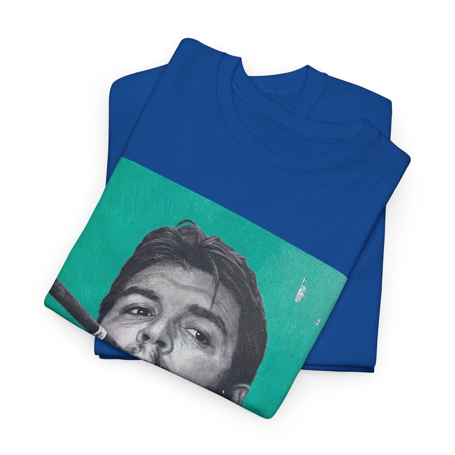 T-Shirt - Che Guevara Smoking Cigar Portrait by James Earley