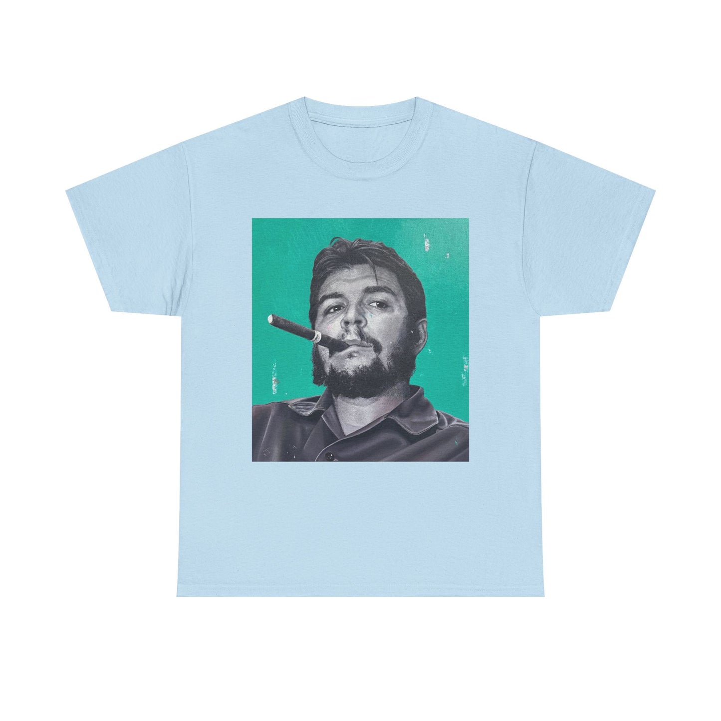 T-Shirt - Che Guevara Smoking Cigar Portrait by James Earley