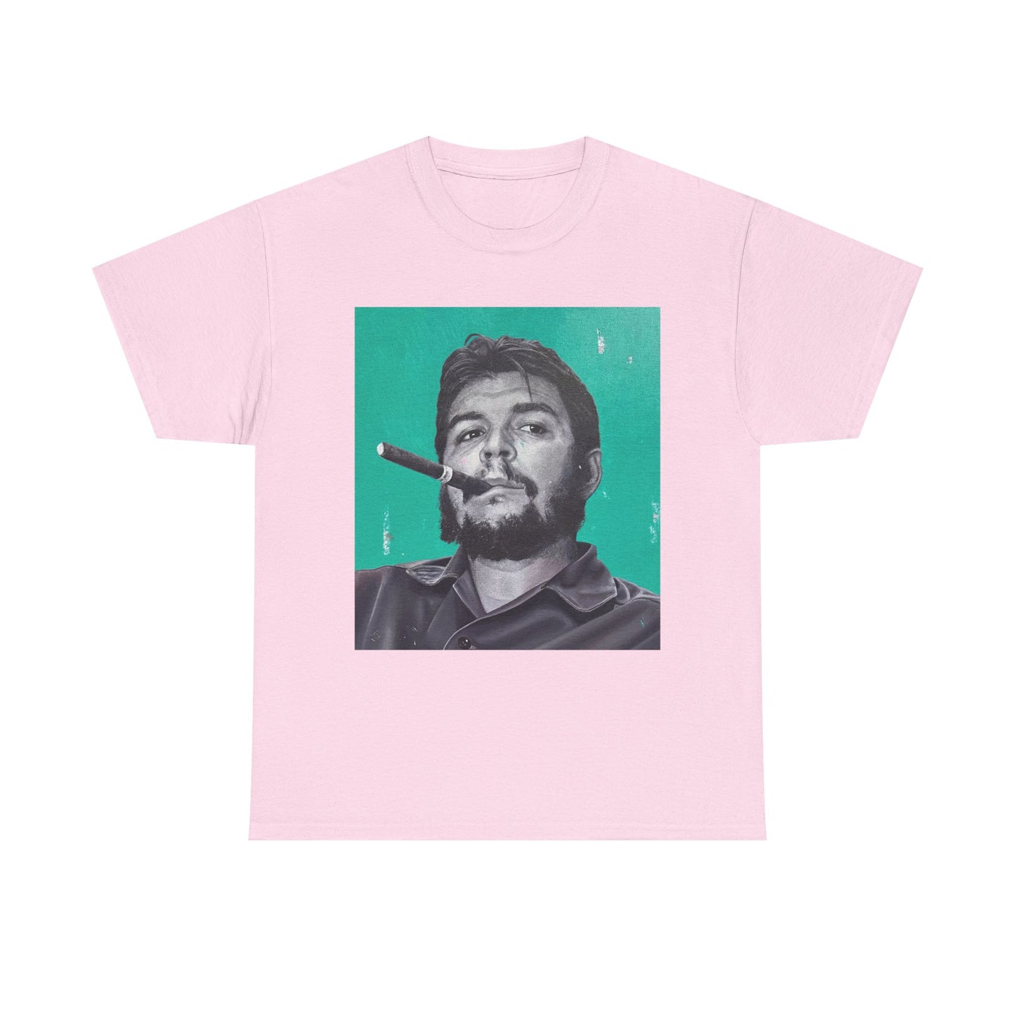 T-Shirt - Che Guevara Smoking Cigar Portrait by James Earley