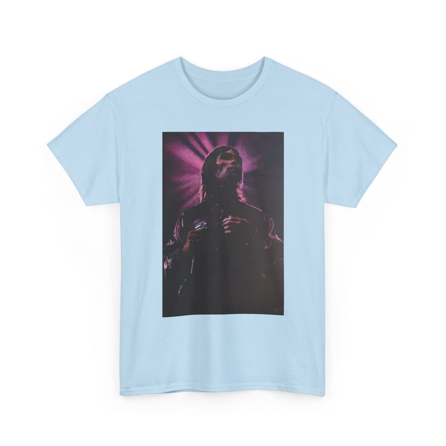 "Iconic Spirit: Ian Brown in Vibrant Reverie" T-shirt of Ian Brown