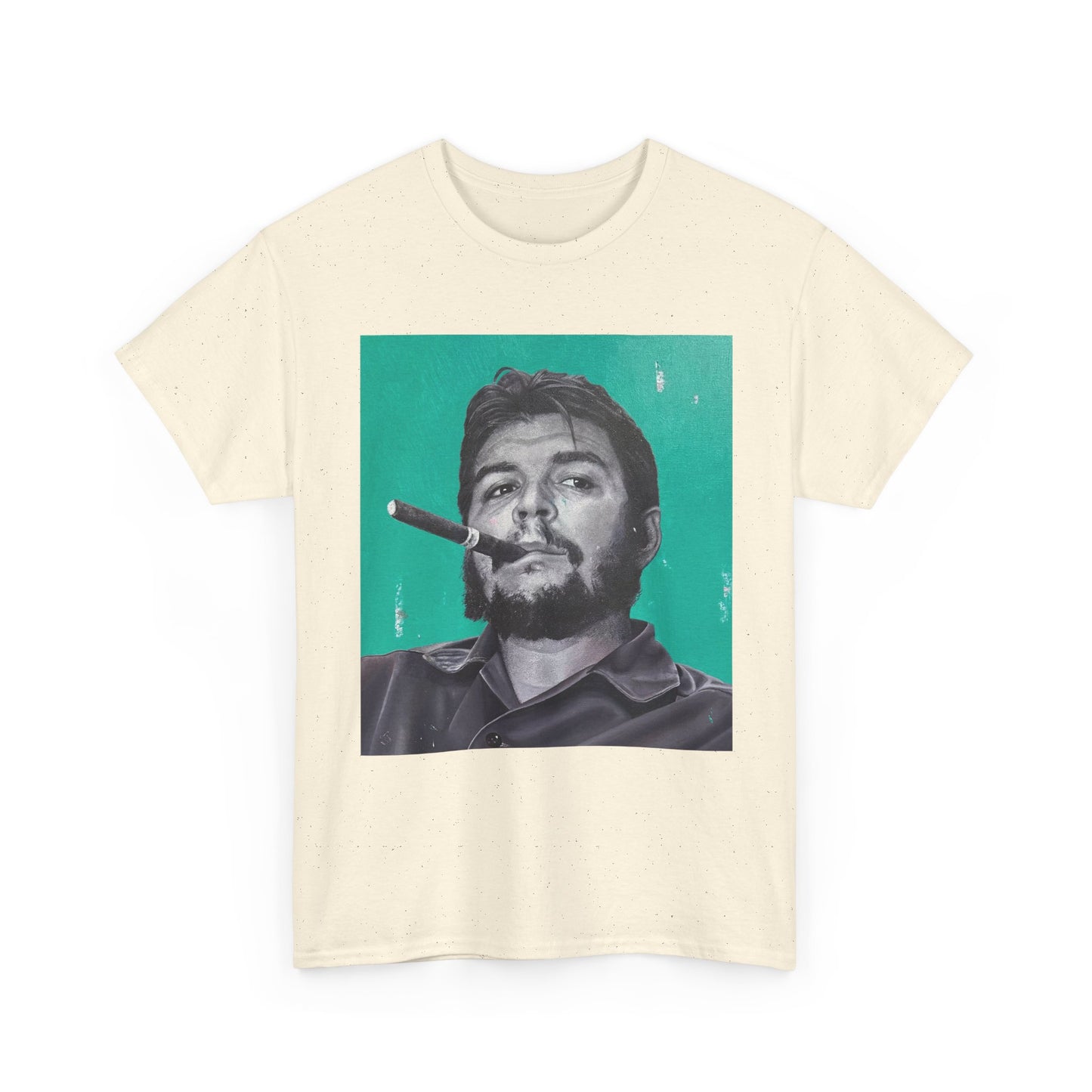 T-Shirt - Che Guevara Smoking Cigar Portrait by James Earley