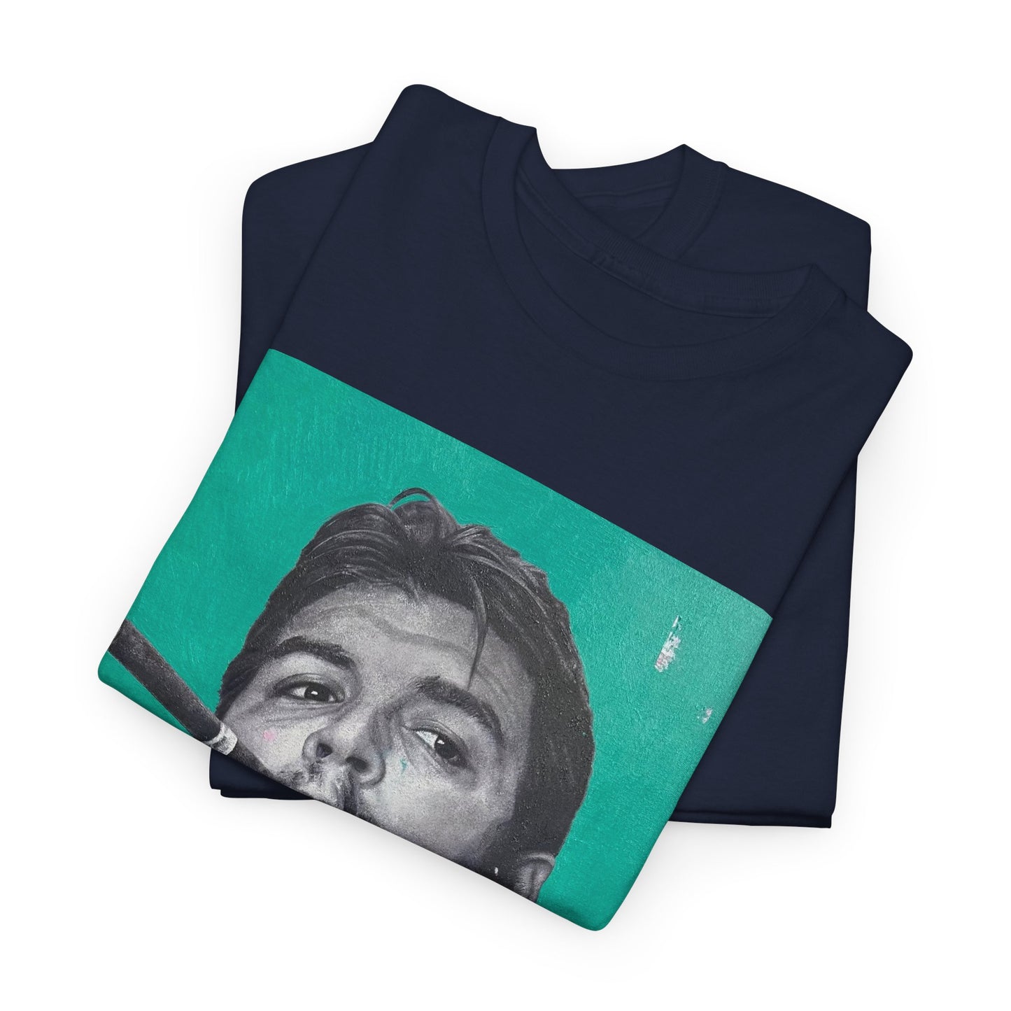 T-Shirt - Che Guevara Smoking Cigar Portrait by James Earley