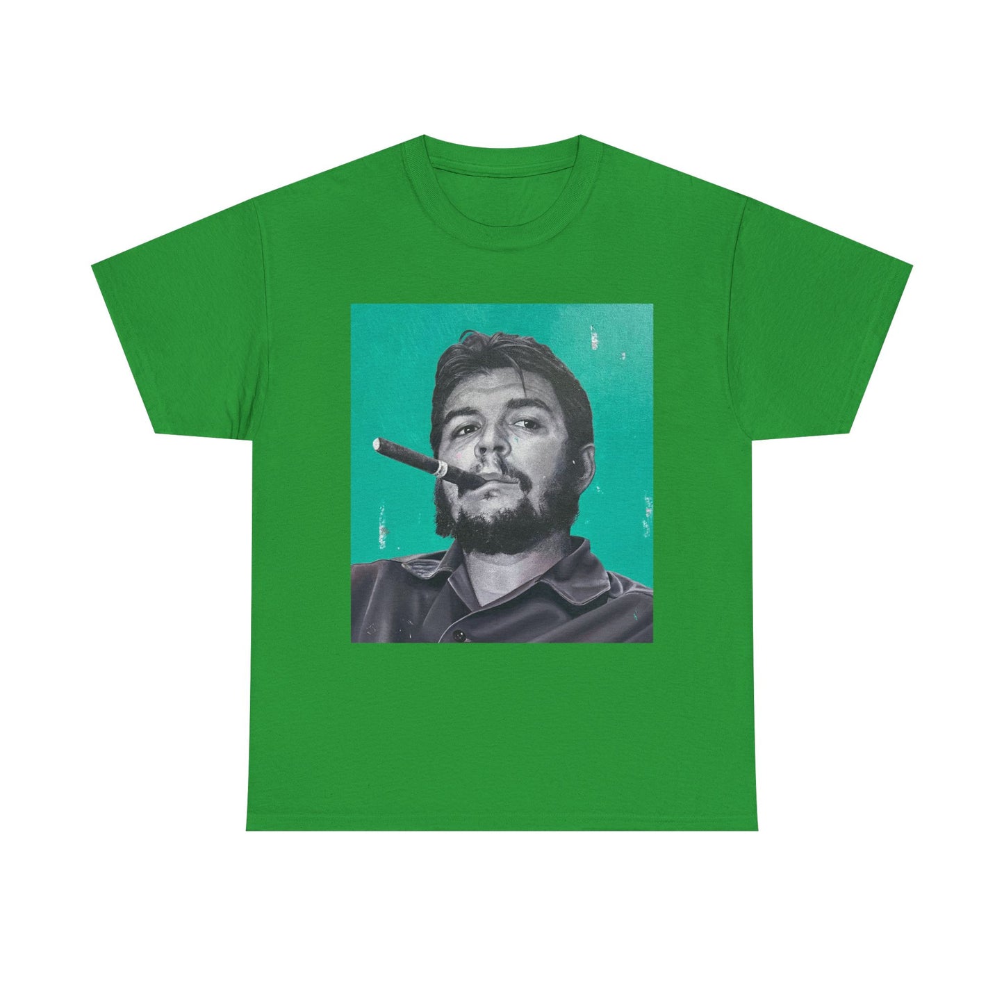 T-Shirt - Che Guevara Smoking Cigar Portrait by James Earley