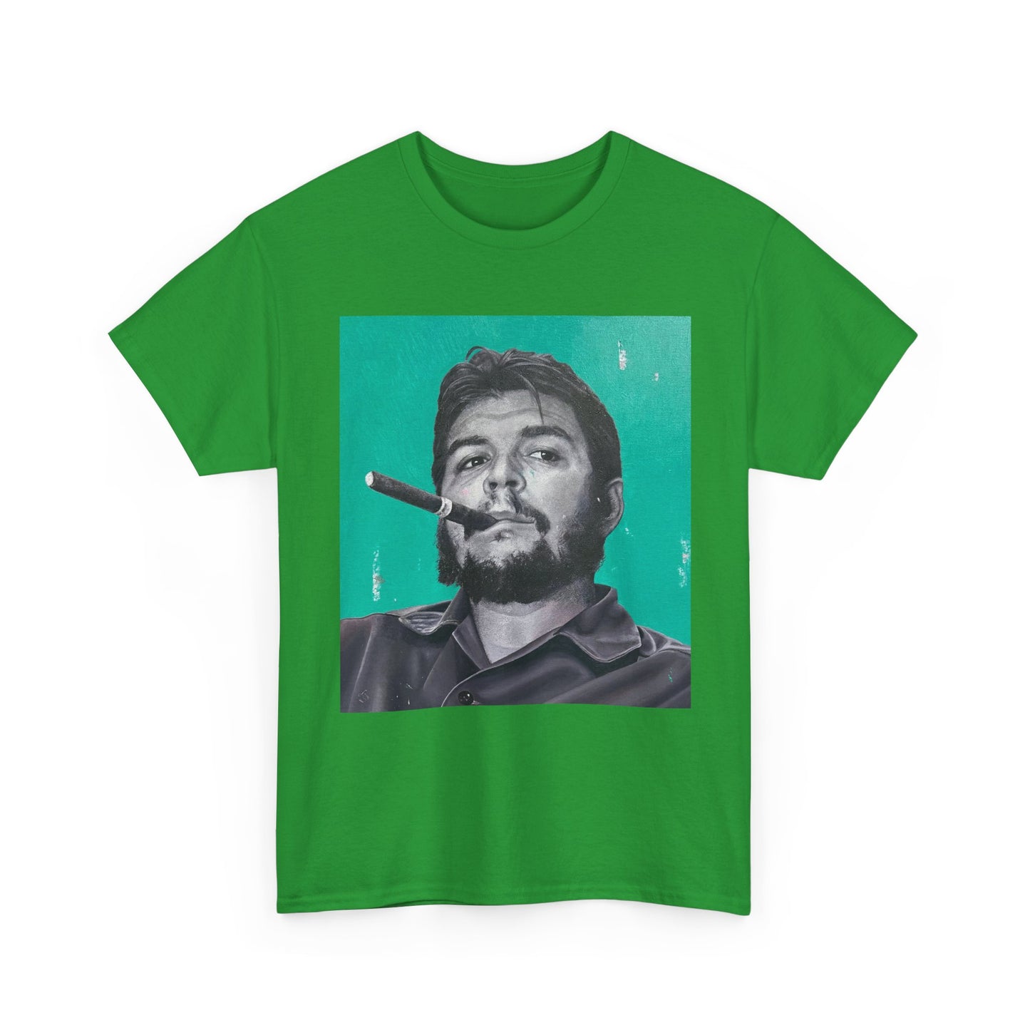 T-Shirt - Che Guevara Smoking Cigar Portrait by James Earley