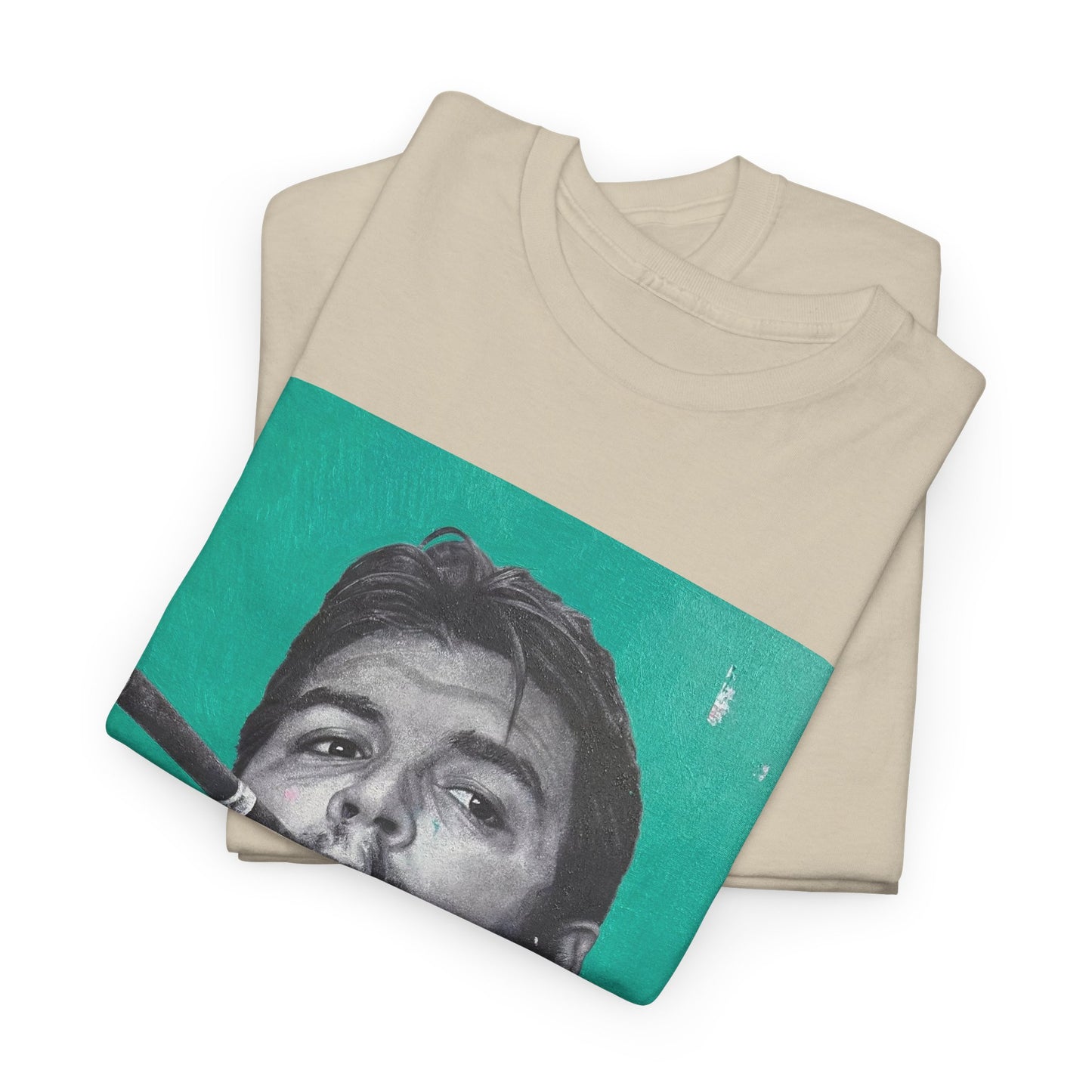 T-Shirt - Che Guevara Smoking Cigar Portrait by James Earley